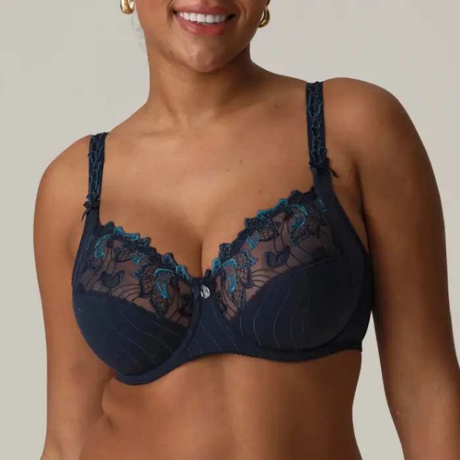 ΣΟΥΤΙΕΝ FULL CUP  DEAUVILLE B-H VELVET BLUE PRIMA DONNA